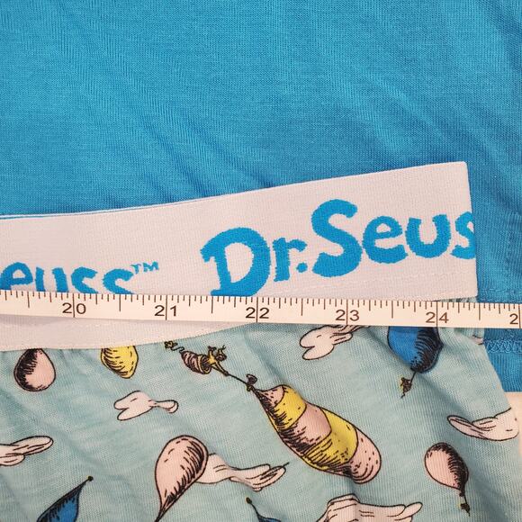 Dr Suess Oh The Places You'll Go Pjs 3 Piece Lounge Wear Set 2X 18W 20W - Picture 10 of 16